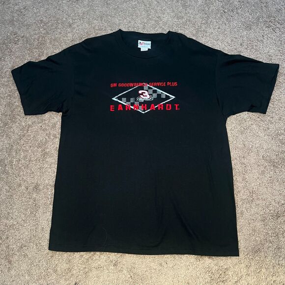 Chase Authentics NASCAR Dale Earnhardt T-Shirt Rare Print Embroidered Size XL - Picture 1 of 5